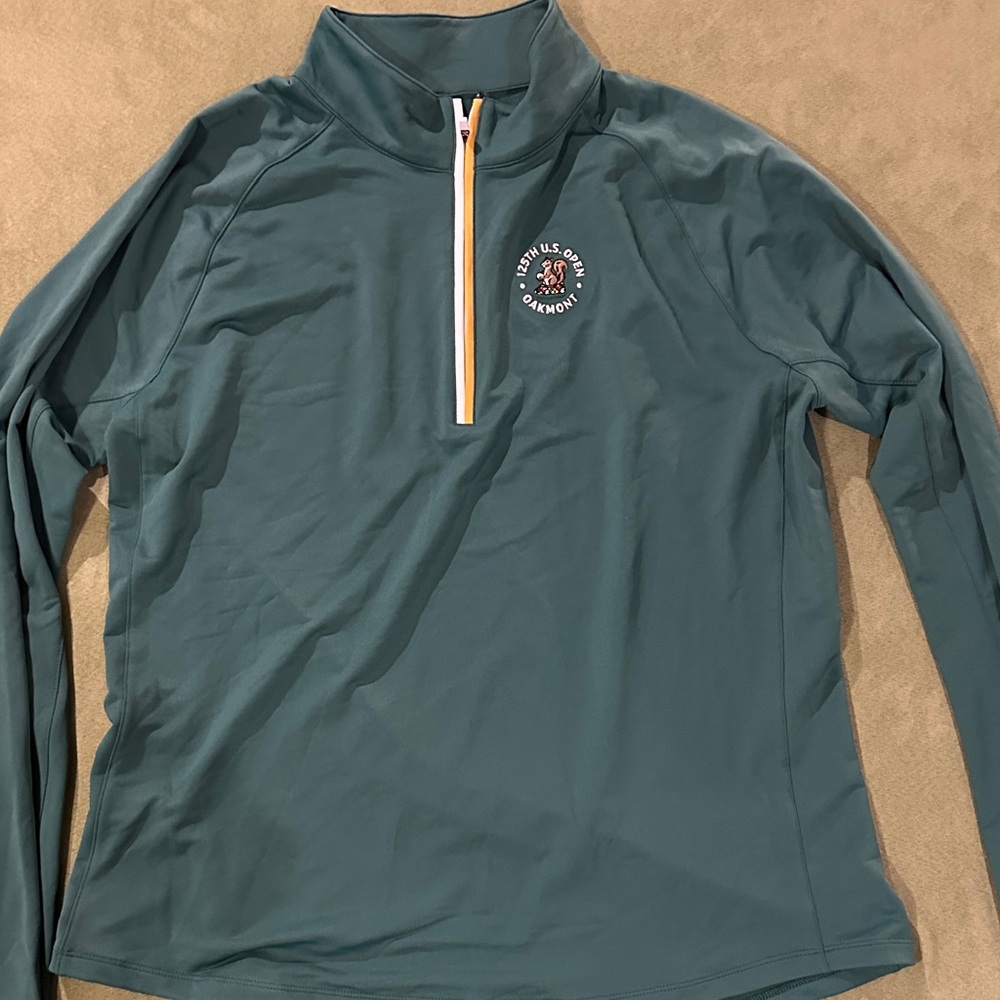 Walter Hagen P11 125th US Open 1/4 zip Forest Green Performance Pullover